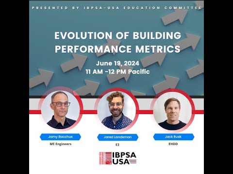 Video thumbnail for "Evolution of Building Performance Metrics"