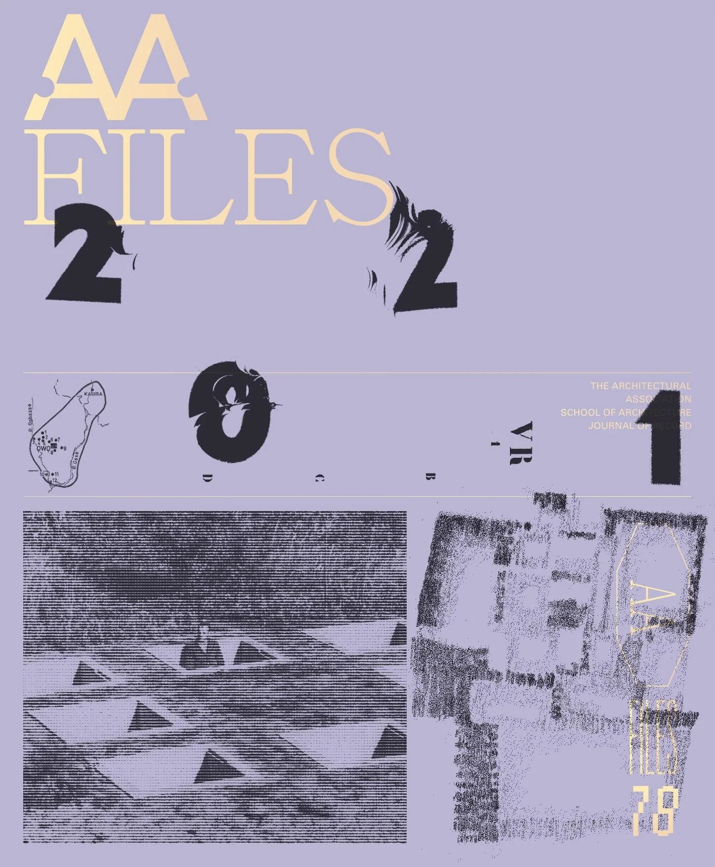 Cover of AA Files 78, the journal of the Architectural Association, featuring research on spatial occupation at Pueblo Bonito, Chaco Canyon